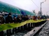 Участь в акції "Живий ланцюг Соборності"