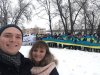 Участь в акції "Живий ланцюг Соборності"