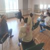 Майстер – клас з профілактики порушень постави для викладачів Фахового коледжу «Універсум» 