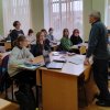 Відкрите заняття з дисципліни “Основи креслення і перспективи” на тему “Спряження двох прямих, що перетинаються. Спряження дуги, кола і прямої”
