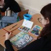 Майстер-клас з акварельного живопису “Садок вишневий коло хати…”