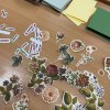 Майстер-клас “Весняні мотиви” з виготовлення листівки в техніці колажу