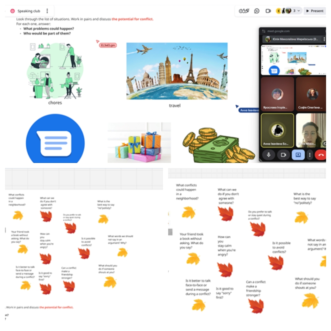 Засідання розмовного клубу "Speaking club" на тему "The Dos and Don’ts of Conflicts"